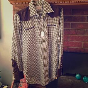 Vintage H Bar C Long-tail Pearl Button Ranchwear